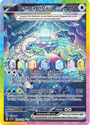 Terapagos ex (170/142) [SV07 Stellar Crown] Holofoil - Special Illustration Rare