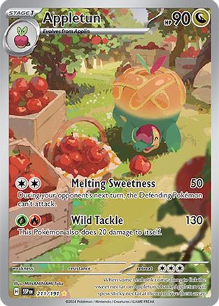 Appletun (211/191) [SV08 Surging Sparks] Holofoil - Illustration Rare