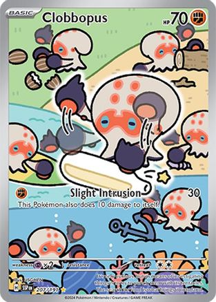 Clobbopus (207/191) [SV08 Surging Sparks] Holofoil - Illustration Rare