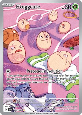 Exeggcute (192/191) [SV08 Surging Sparks] Holofoil - Illustration Rare