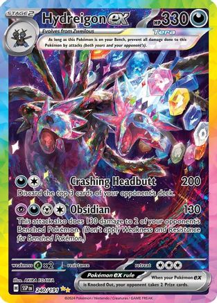 Hydreigon ex (240/191) [SV08 Surging Sparks] Holofoil - Special Illustration Rare