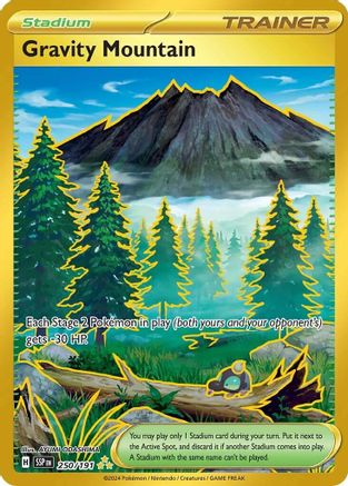 Gravity Mountain (250/191) [SV08 Surging Sparks] Holofoil - Hyper Rare