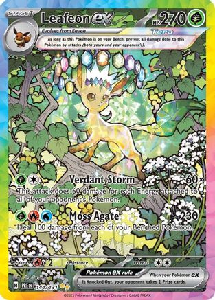 Leafeon ex (144/131) [SV Prismatic Evolutions] Holofoil - Special Illustration Rare