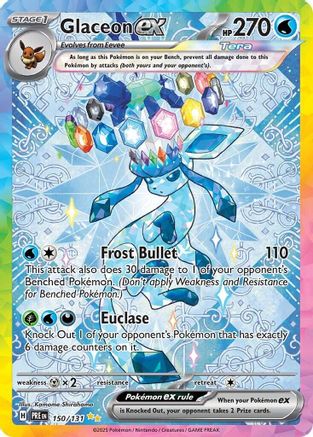 Glaceon ex (150/131) [SV Prismatic Evolutions] Holofoil - Special Illustration Rare