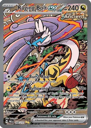 Raging Bolt ex (166) [SV Prismatic Evolutions] Holofoil - Special Illustration Rare