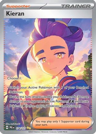 Kieran (174/131) [SV Prismatic Evolutions] Holofoil - Special Illustration Rare