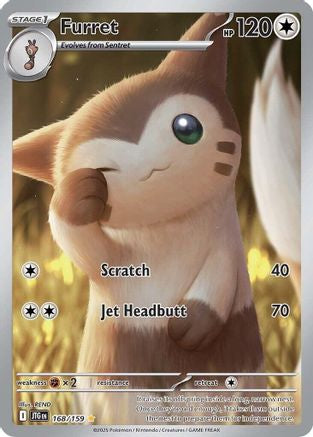 Furret (168/159) [SV09 Journey Together] Holofoil - Illustration Rare