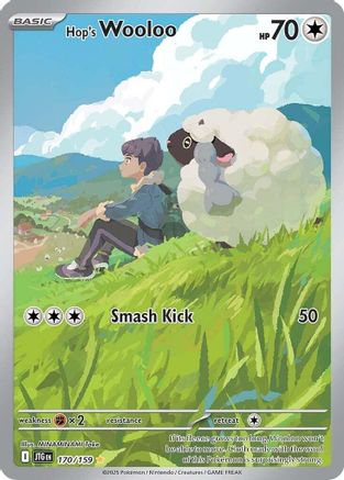 Hop's Wooloo (170/159) [SV09 Journey Together] Holofoil - Illustration Rare