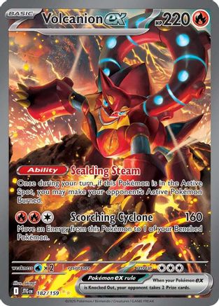 Volcanion ex (182/159) [SV09 Journey Together] Holofoil - Special Illustration Rare