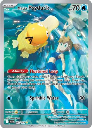 Misty's Psyduck (193/182) [SV10 Destined Rivals] Holofoil - Illustration Rare