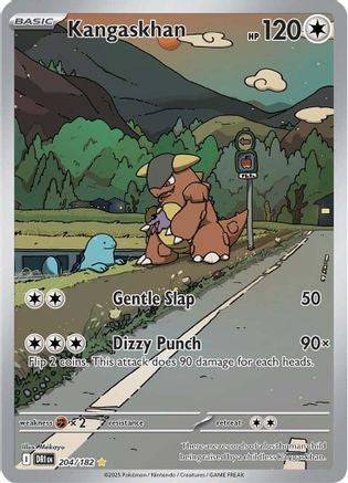 Kangaskhan (204/182) [SV10 Destined Rivals] Holofoil - Illustration Rare