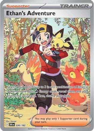 Ethan's Adventure (236/182) [SV10 Destined Rivals] Holofoil - Special Illustration Rare