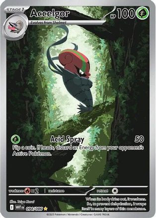 Accelgor (094/086) [SV White Flare] Holofoil - Illustration Rare