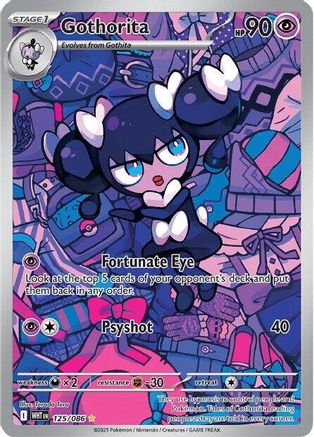 Gothorita (125/086) [SV White Flare] Holofoil - Illustration Rare
