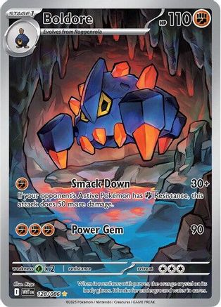 Boldore (128/086) [SV White Flare] Holofoil - Illustration Rare