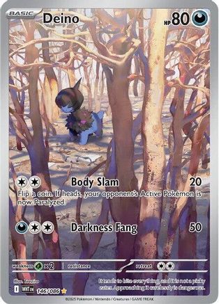 Deino (146/086) [SV White Flare] Holofoil - Illustration Rare