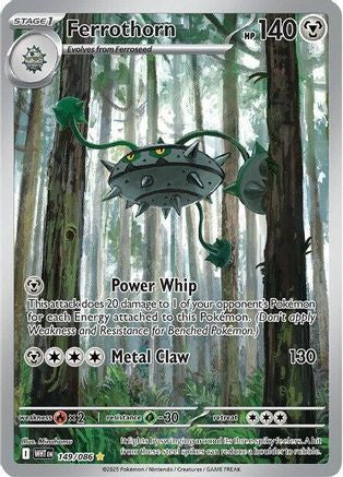 Ferrothorn (149/086) [SV White Flare] Holofoil - Illustration Rare