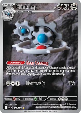 Klinklang (141/086) [SV Black Bolt] Holofoil - Illustration Rare