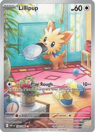 Lillipup (154/086) [SV White Flare] Holofoil - Illustration Rare