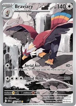 Braviary (155/086) [SV Black Bolt] Holofoil - Illustration Rare
