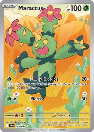 Maractus (093/086) [SV Black Bolt] Holofoil - Illustration Rare