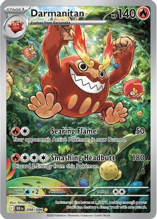 Darmanitan (098/086) [SV Black Bolt] Holofoil - Illustration Rare