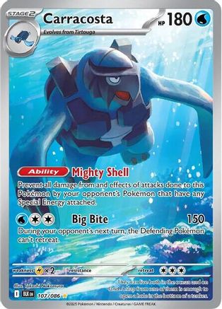Carracosta (107/086) [SV Black Bolt] Holofoil - Illustration Rare