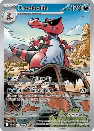 Krookodile (137/086) [SV Black Bolt] Holofoil - Illustration Rare