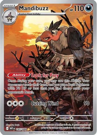 Mandibuzz (145/086) [SV White Flare] Holofoil - Illustration Rare