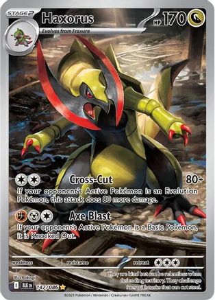 Haxorus (147/086) [SV Black Bolt] Holofoil - Illustration Rare
