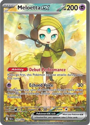 Meloetta ex (167/086) [SV Black Bolt] Holofoil - Special Illustration Rare