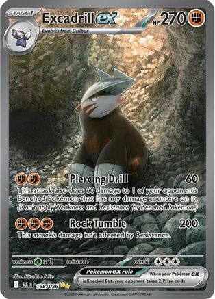 Excadrill ex (168/086) [SV Black Bolt] Holofoil - Special Illustration Rare