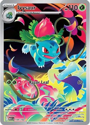 Ivysaur (134/132) [ME01 Mega Evolution] Holofoil - Illustration Rare