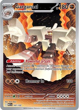 Garganacl (147/132) [ME01 Mega Evolution] Holofoil - Illustration Rare