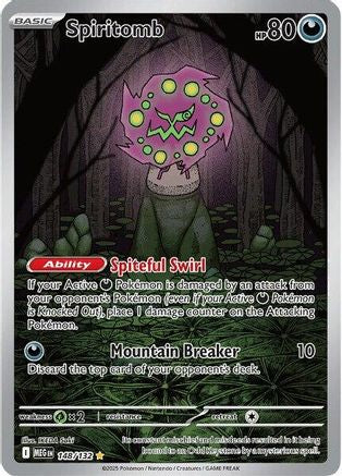 Spiritomb (148/132) [ME01 Mega Evolution] Holofoil - Illustration Rare