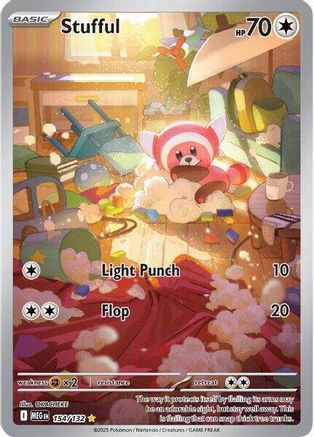 Stufful (154/132) [ME01 Mega Evolution] Holofoil - Illustration Rare