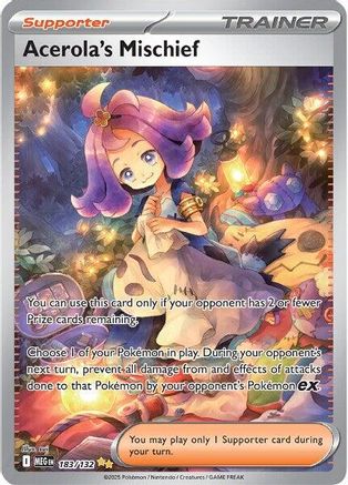 Acerola's Mischief (183/132) [ME01 Mega Evolution] Holofoil - Special Illustration Rare