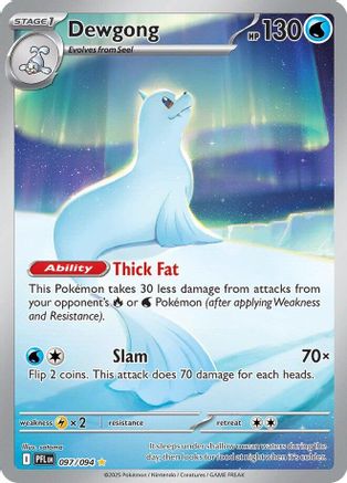Dewgong (097/094) [ME02 Phantasmal Flames] Holofoil - Illustration Rare