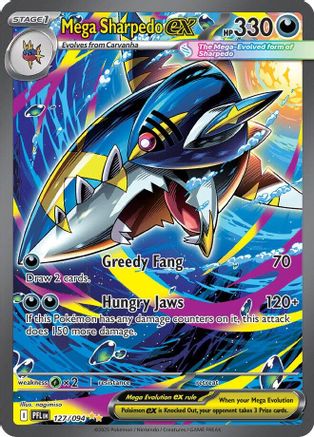 Mega Sharpedo ex (127/094) [ME02 Phantasmal Flames] Holofoil - Special Illustration Rare