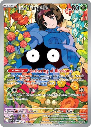 Erika's Tangela (218/217) [ME Ascended Heroes] Holofoil - Illustration Rare