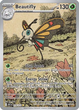 Beautifly (219/217) [ME Ascended Heroes] Holofoil - Illustration Rare