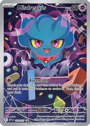 Misdreavus (233/217) [ME Ascended Heroes] Holofoil - Illustration Rare