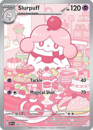 Slurpuff (236/217) [ME Ascended Heroes] Holofoil - Illustration Rare