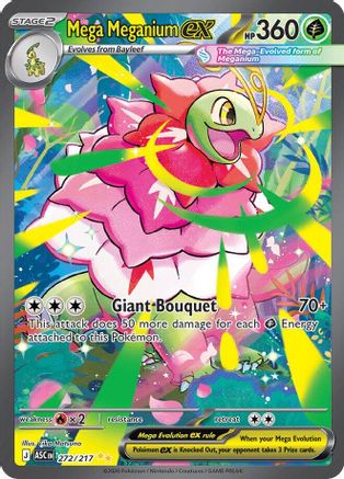 Mega Meganium ex (272/217) [ME Ascended Heroes] Holofoil - Special Illustration Rare