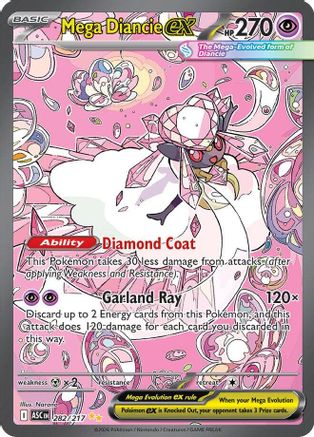 Mega Diancie ex (282/217) [ME Ascended Heroes] Holofoil - Special Illustration Rare