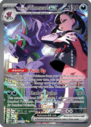 Marnie's Grimmsnarl ex (287) [ME Ascended Heroes] Holofoil - Special Illustration Rare