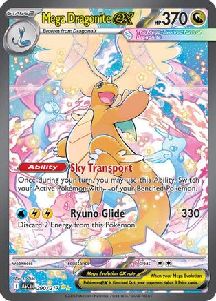 Mega Dragonite ex (290/217) [ME Ascended Heroes] Holofoil - Special Illustration Rare