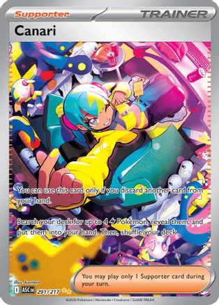 Canari (291/217) [ME Ascended Heroes] Holofoil - Special Illustration Rare