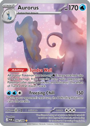 Aurorus (092/088) [ME03 Perfect Order] Holofoil - Illustration Rare
