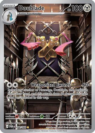 Doublade (098/088) [ME03 Perfect Order] Holofoil - Illustration Rare